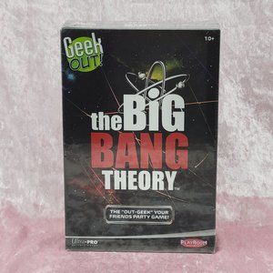 Playroom Entertainment -Geek Out! Big Bang Theory Edition Cards Game NWB